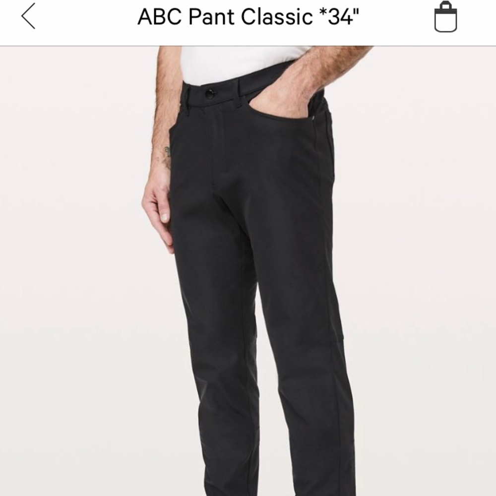 NWOT lululemon ABC Pant Classic